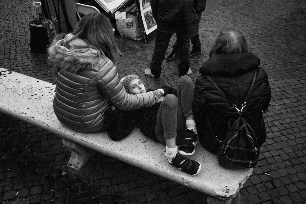 Street portraits — photograph by Eolo Perfido