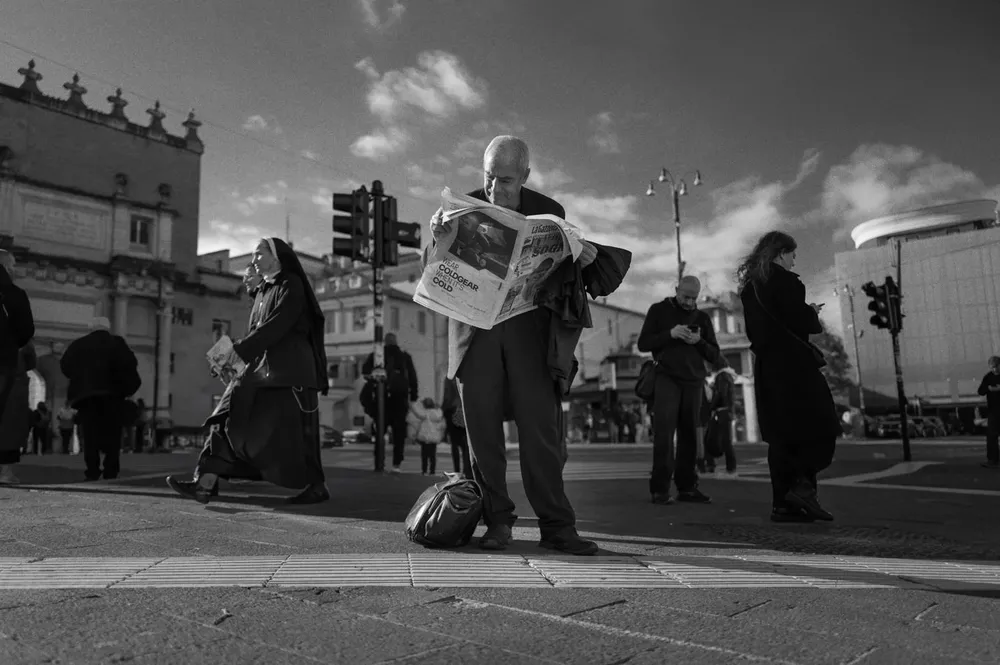 Reading — photograph by Eolo Perfido