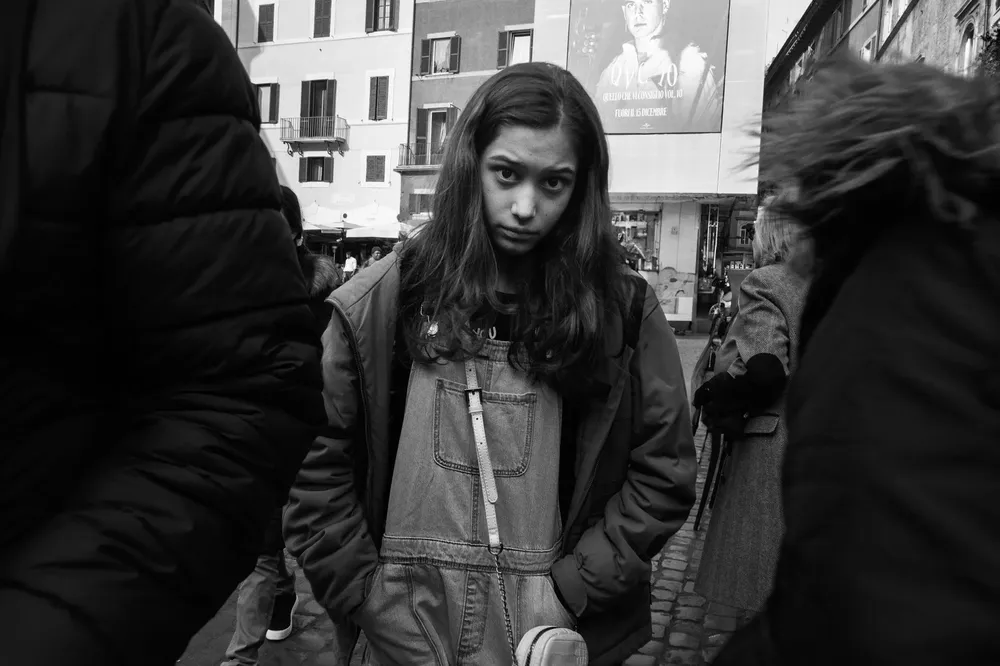 Street portraits — photograph by Eolo Perfido