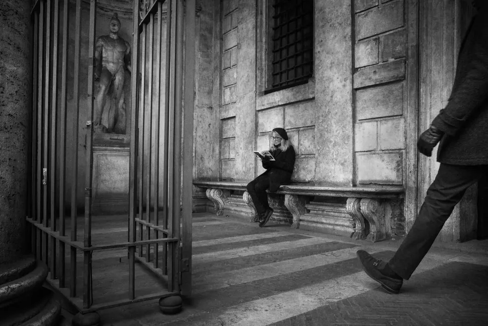 Reading — photograph by Eolo Perfido