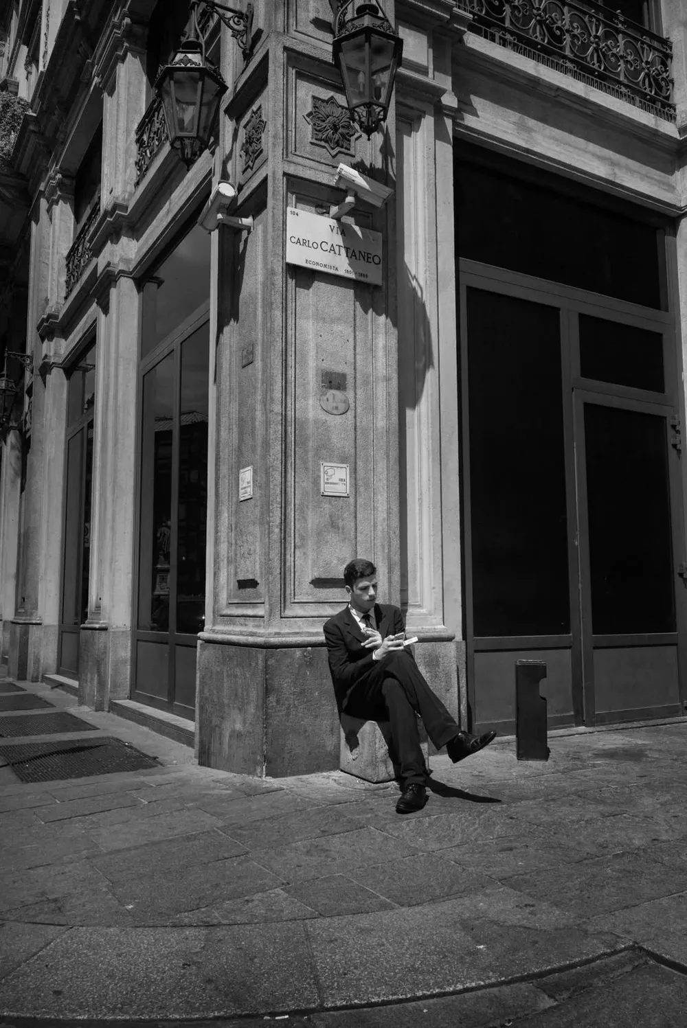 Smokers — photograph by Eolo Perfido