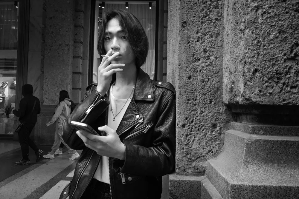 Smokers — photograph by Eolo Perfido