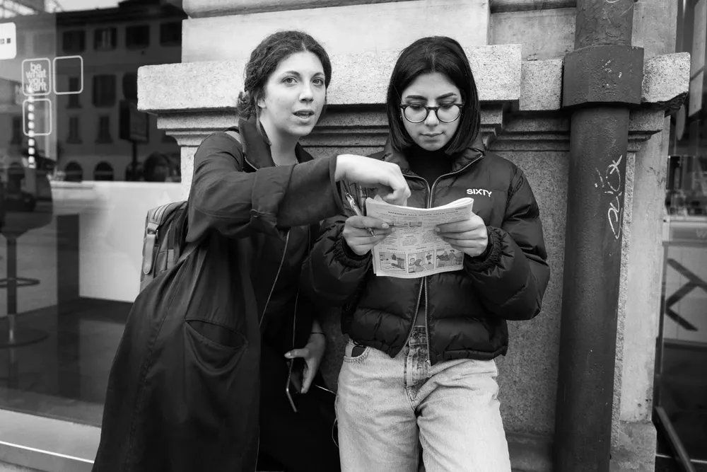 Street portraits — photograph by Eolo Perfido