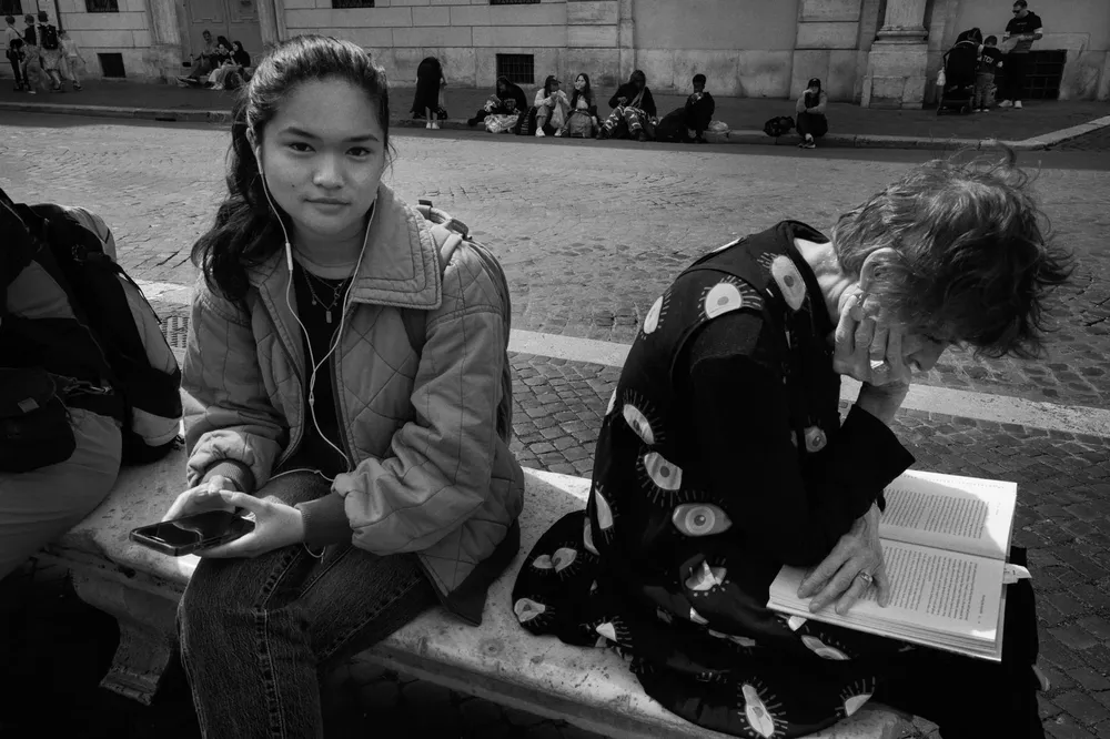 Street portraits — photograph by Eolo Perfido