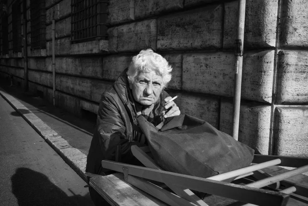 Street portraits — photograph by Eolo Perfido