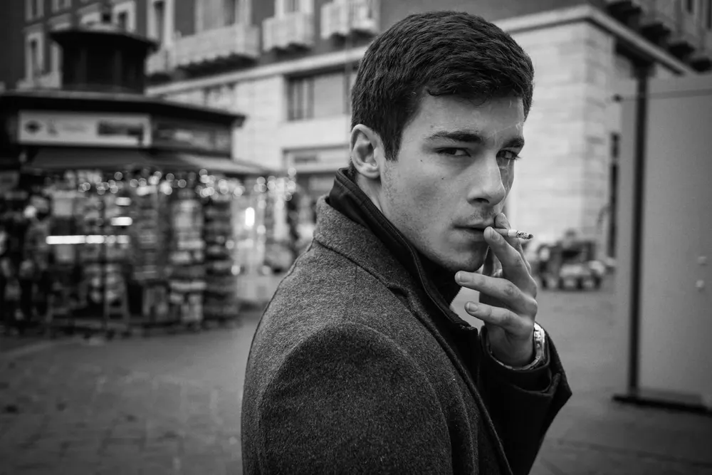 Smokers — photograph by Eolo Perfido