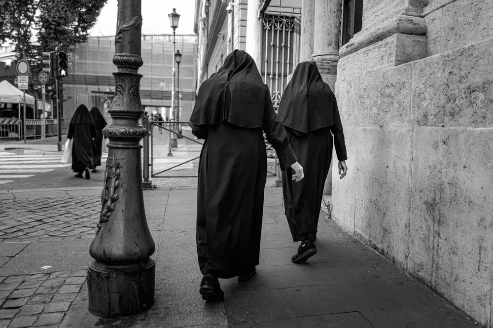 Priests & nuns — photograph by Eolo Perfido