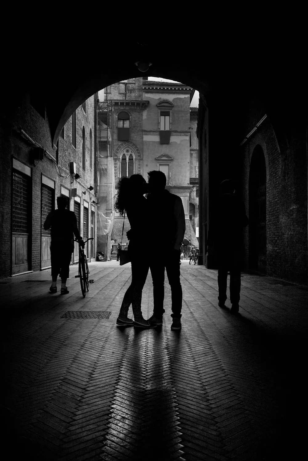 Kissing — photograph by Eolo Perfido