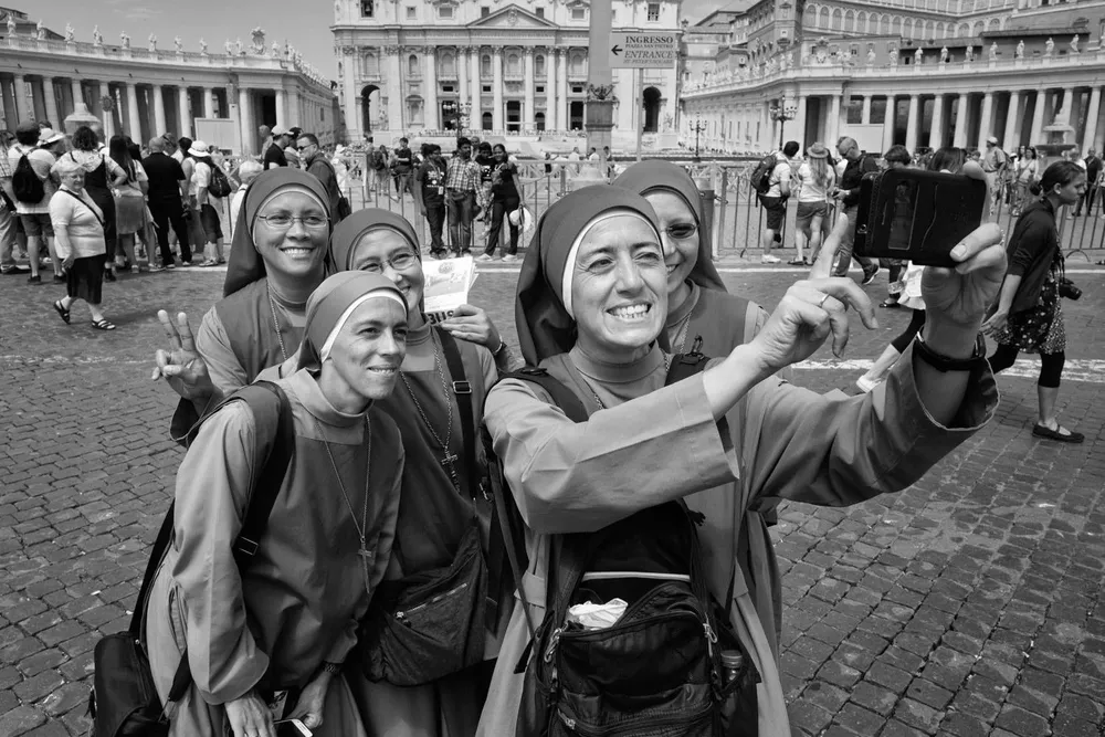 Priests & nuns — photograph by Eolo Perfido