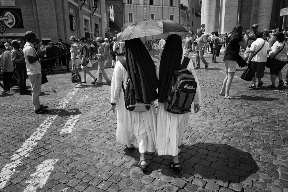 Priests & nuns — photograph by Eolo Perfido