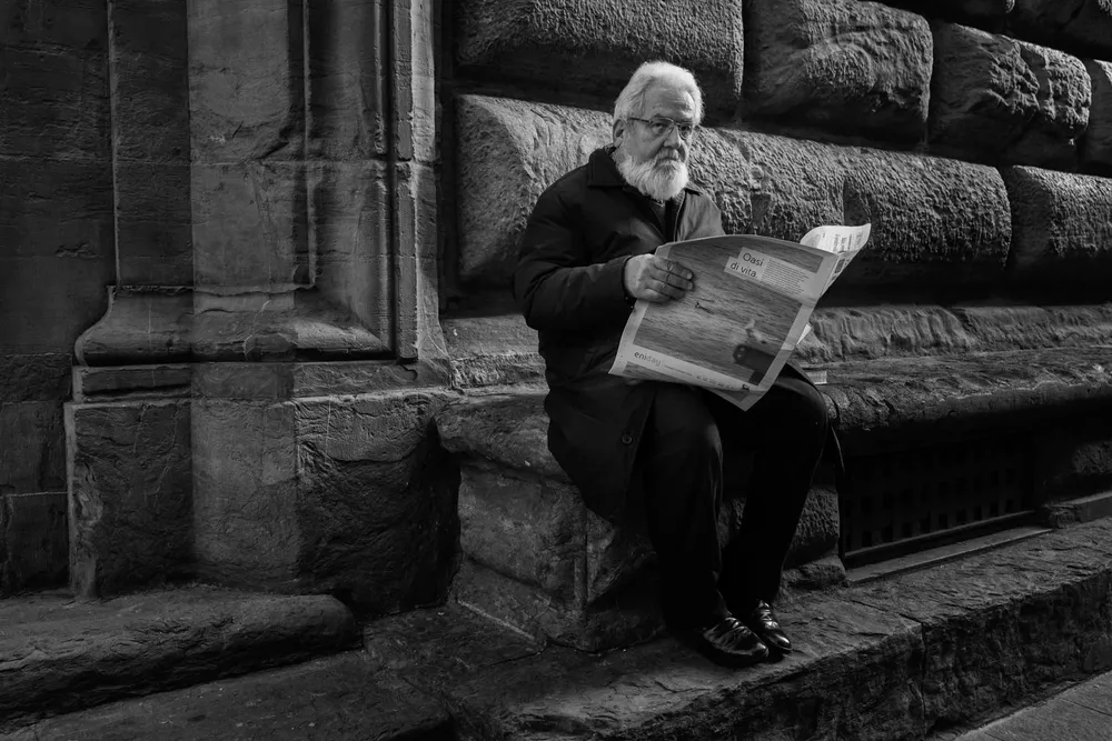 Street portraits — photograph by Eolo Perfido