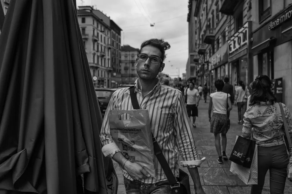 Street portraits — photograph by Eolo Perfido