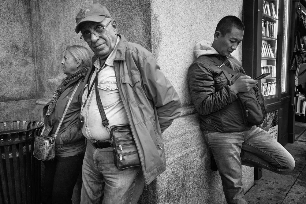 Street portraits — photograph by Eolo Perfido