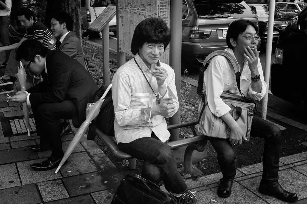 Smokers — photograph by Eolo Perfido