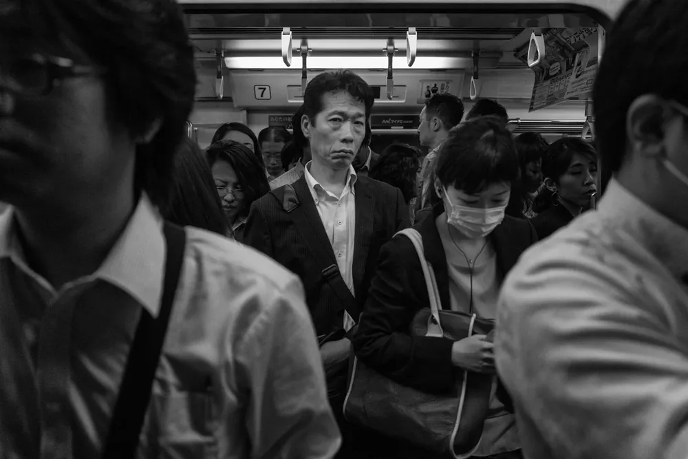 Tokyoites — photograph by Eolo Perfido