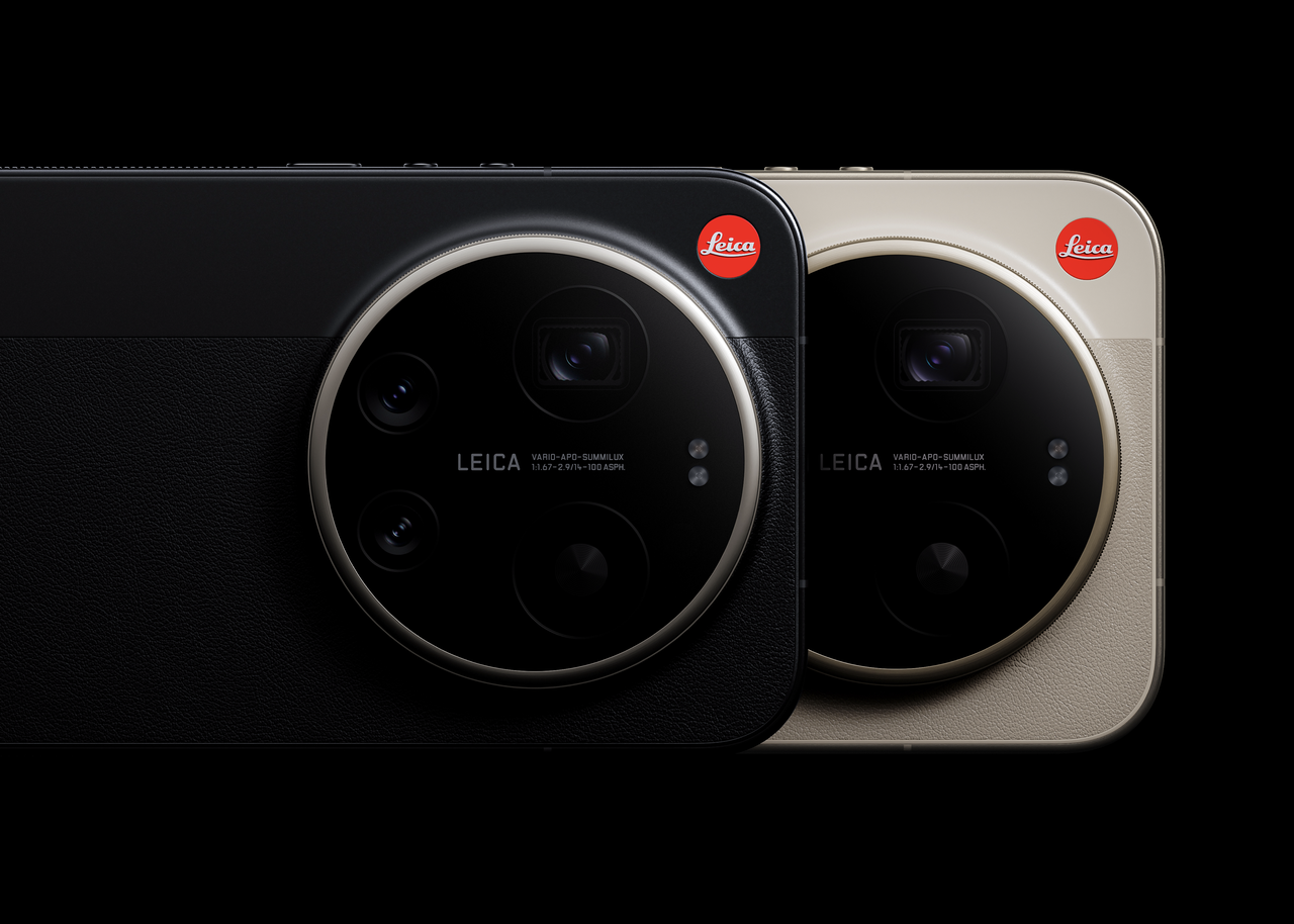 Two Xiaomi 17 Ultra by Leica phones with circular camera modules